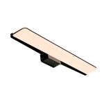 Nordlux Tinia 60 Wandleuchte Metall Schwarz - 24W 1800lm - 930-940 CCT | IP44 - Höchste Farbwiedergabe - 3-Stufen Dimmbar