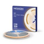 Noxion LED-Streifen Naga 5 Meter 24V - 320LEDs/m - COB - 8W/m - 927 Extra Warmweiß | 8mm - IP65 - Höchste Farbwiedergabe