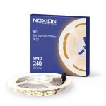 Noxion LED-Streifen Naga 5 Meter IP20 SMD2835/240 24V 16W/m 930 /10mm/2m + DC Kabel