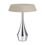 Eglo Tischlampe Turcio Stahl Chrom 5W 310lm - 825-830-840 CCT | IP44 - Touch Dimmbar - USB-C