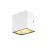 SLV Sitra Cube Wandleuchte Aluminium Weiß 11W 1270lm - 840 Kaltweiß | Außenbeleuchtung - IP65