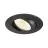 SLV New Tria 68 Spot Aluminium Schwarz Rund 11W 700lm 60D - 918-930 Dim To Warm | Ausschnitt 68mm -  Höchste Farbwiedergabe