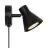 Nordlux Eik Wandleuchte Metall Schwarz | Geeignet für 1x GU10