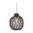 Good&Mojo Pendelleuchte Mendoza Bambus Burgundy L | Geeignet für 1x E27 