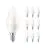 Mehrfachpackung 10x Philips Corepro LED Kerze E14 Matt 7W 806lm - 822-827 Dim To Warm | Ersatz Für 60W