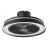 Eglo Ventilator Vallonia 1 ABS Matt Schwarz 31.7W 3200lm - 827-865 Abstimmbares Weiß + RGB | Dimmbar