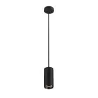 SLV Numinos Phase M Pendelleuchte Aluminium Schwarz 20.1W 1955lm 24D - 930 Warmweiß | Höchste Farbwiedergabe - Dimmbar 