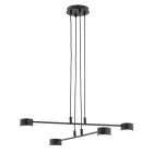 Emibig Pendelleuchte Modus Stahl Schwarz | Geeignet für 4x GX53 - Max 12W