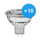 Mehrfachpackung 10x Noxion LED-Spot GU5.3 8W 830 36D 660lm | Dimmbar - Warmweiß - Ersatz für 50W