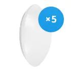Mehrfachpackung 5x Ledvance Surface rund 250 Weiß 13W 920lm - 830 Warmweiß | IP44