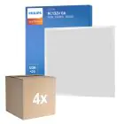 Mehrfachpackung 4x Philips LED Panel CoreLine RC132V 26W 3400lm - 830 Warmweiß | 60x60cm - UGR 