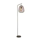 Eglo Stehlampe Espinal Stahl Bronze | IP20 - Geeignet für 1x E27 