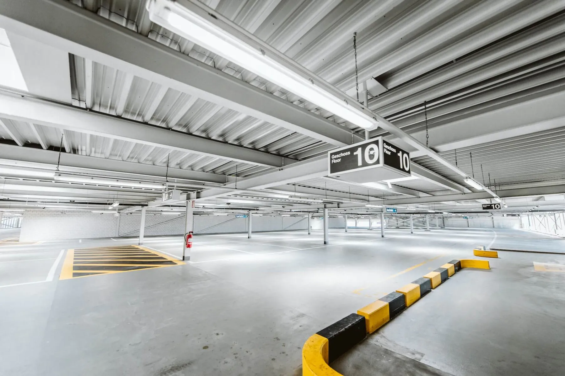 Parkhausbeleuchtung mit LED