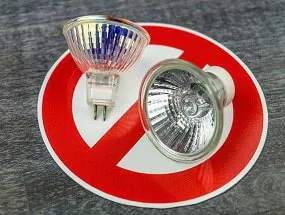 Verbot von Halogenlampen